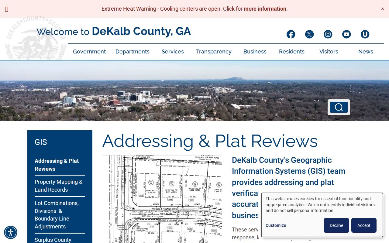 Decatur ZIP code directory county addressing and plat review